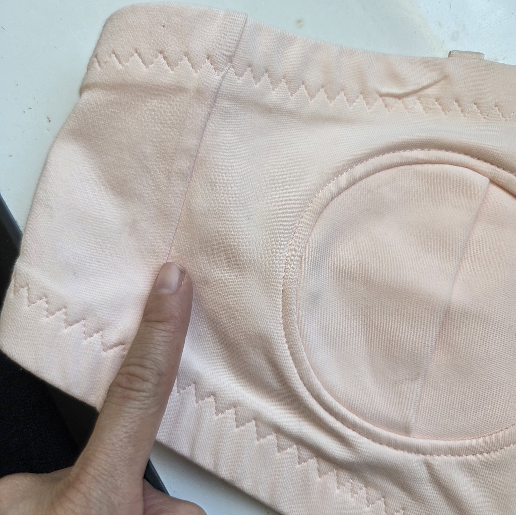 Strapless Front-Zip Bandeau Bra In Light Blush — image 4 of 4